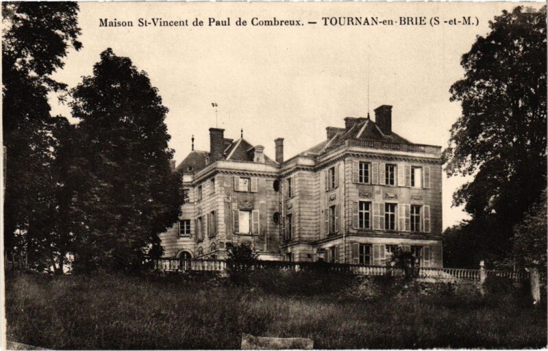 Carte postale ancienne Tournan-en-Brie Maison Saint-Vincent de Paul de Combreux à Tournan-en-Brie