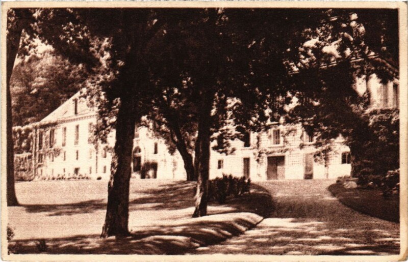 Carte postale ancienne Samoreau Ecole d'Horticulture des Pressoirs-du-Roy - La Chateau à Samoreau