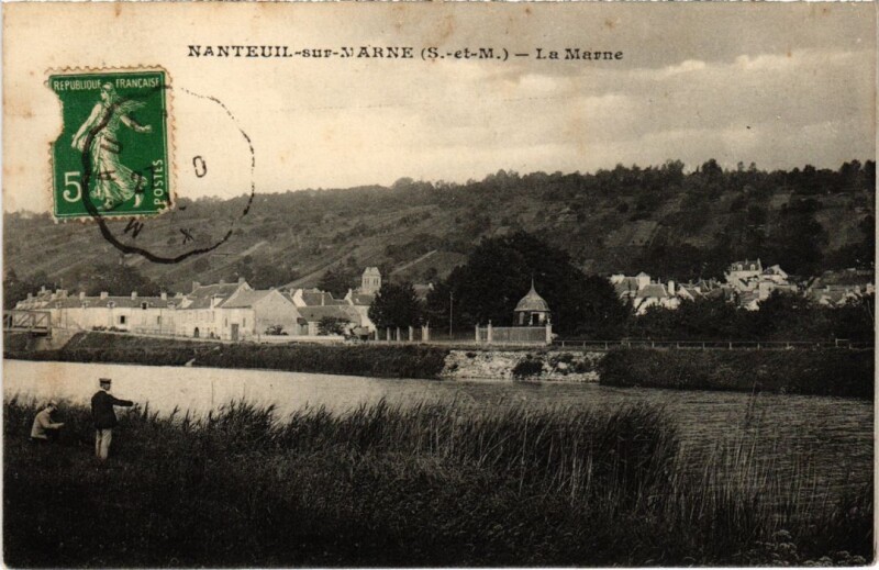 Carte postale ancienne Nanteuil-sur-Marne La Marne à Nanteuil-sur-Marne