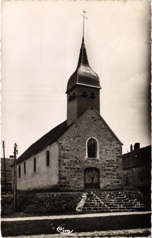Carte postale ancienne Meigneux L'Eglise à Meigneux