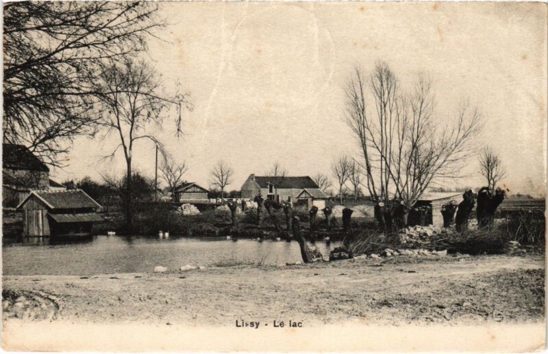 Carte postale ancienne Lissy Le Lac à Lissy
