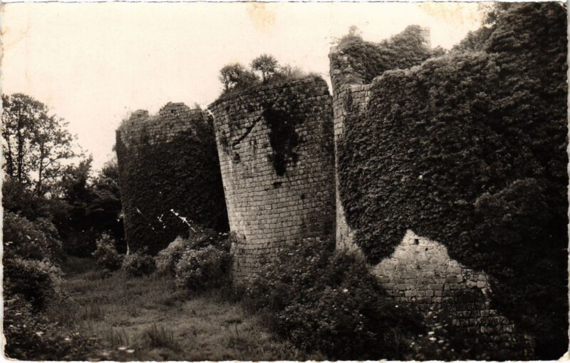 Carte postale ancienne Louan Les Ruines de Maontaiguillon