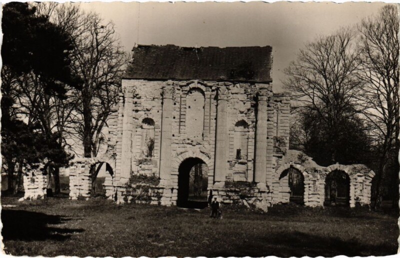Carte postale ancienne Monceax-les-Meaux Le Chateau Henri Iv. - L'Entree Exterieur à Meaux