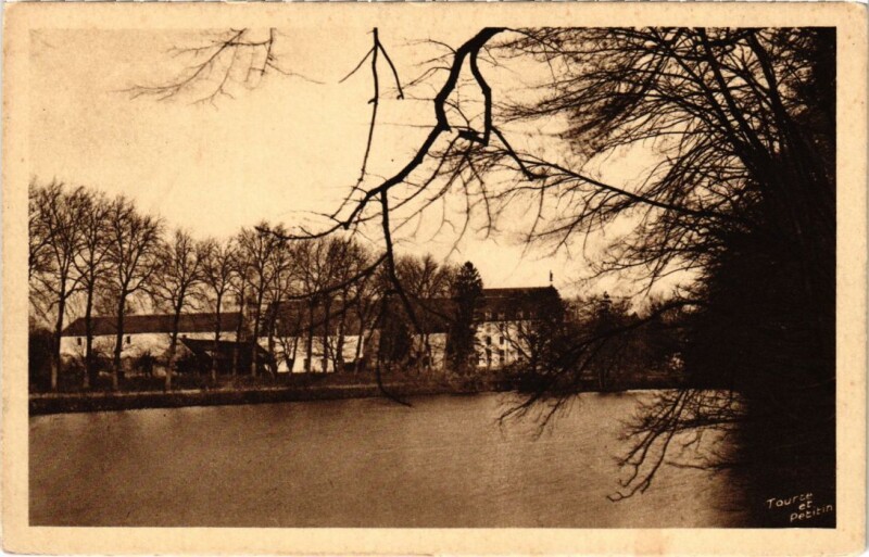 Carte postale ancienne Juilly College - L'Etang à Juilly