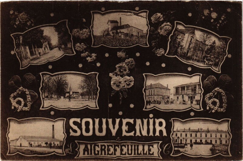 Carte postale ancienne Souvenir Aigrefeuille