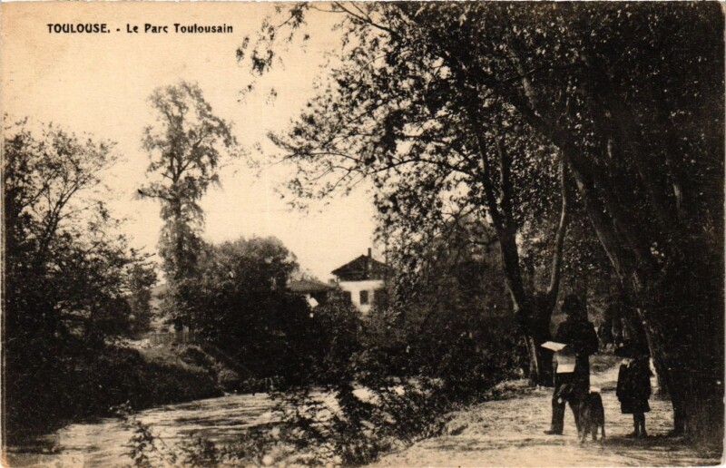 Carte postale ancienne Haute-Garonne Toulouse Le Parc Toulousain à Toulouse