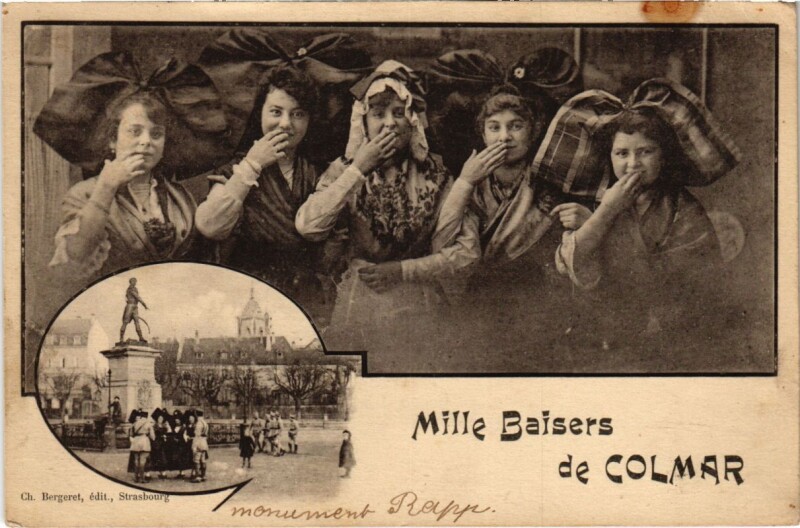 Carte postale ancienne Mille Baiser de Colmar