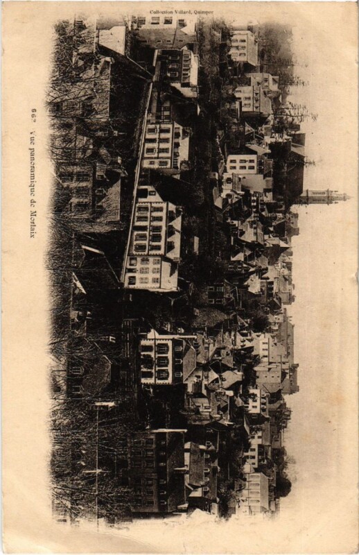 Carte postale ancienne Morlaix- vue panoramique France à Morlaix