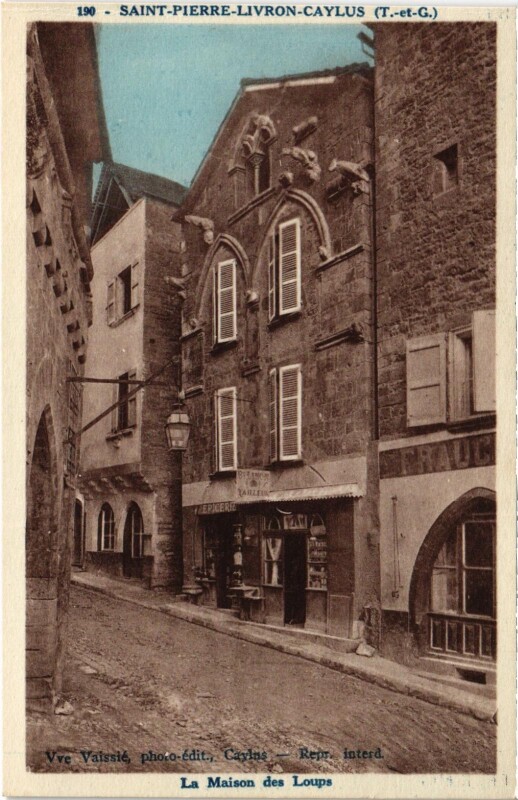 Carte postale ancienne Le Maison des Loups