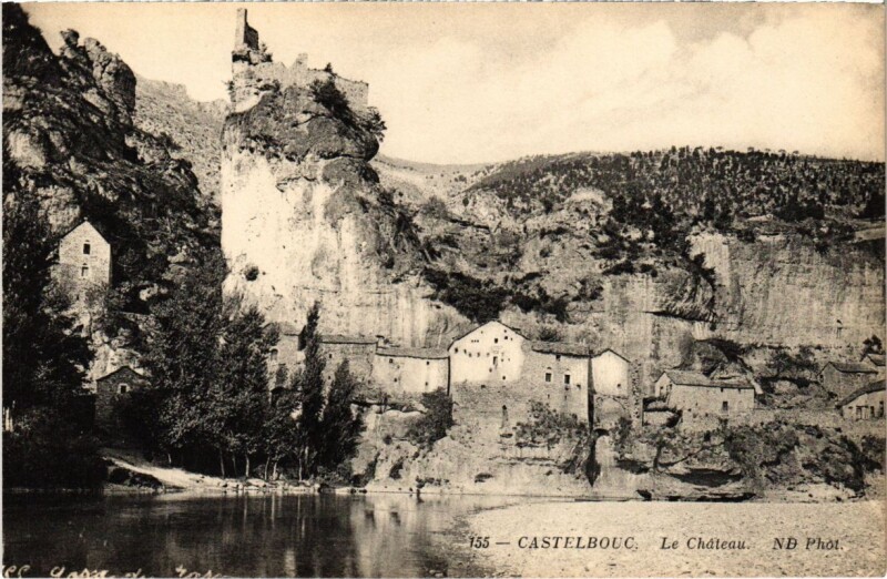 Carte postale ancienne Castelbouc - Le Chateau