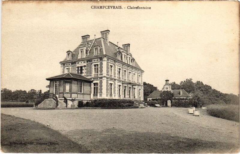 Carte postale ancienne Champcevrais - Clairefontaine à Champcevrais