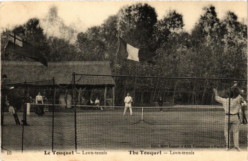 Carte postale ancienne Le Touquet - Lawn-tennis - The Touquet - Lawn-tennis