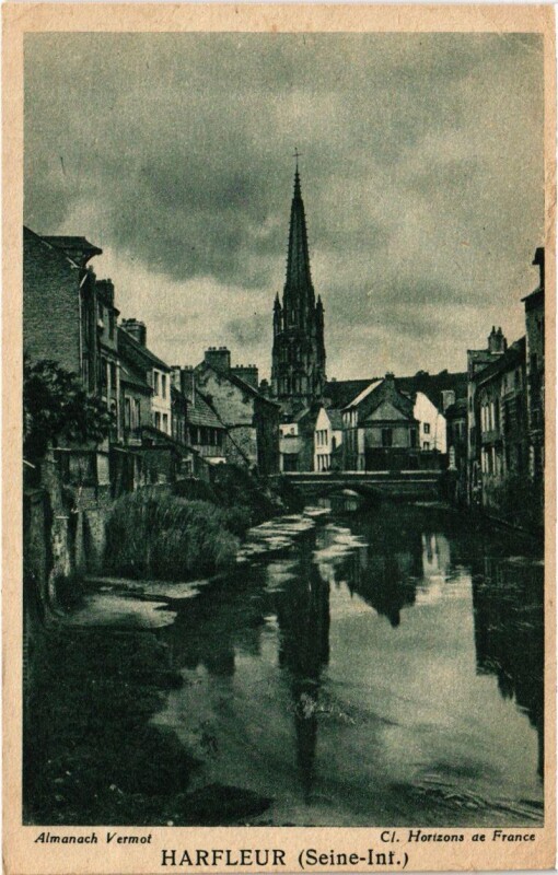 Carte postale ancienne Harfleur à Harfleur