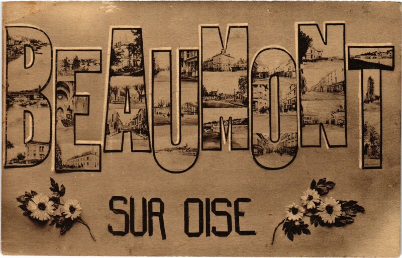 Carte postale ancienne Beaumont-sur-Oise à Beaumont-sur-Oise
