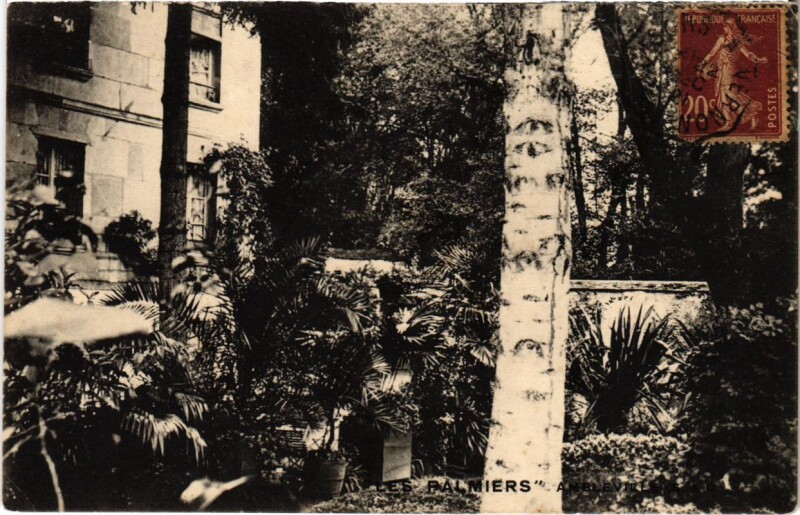 Carte postale ancienne Les Palmiers - Ambleville à Ambleville