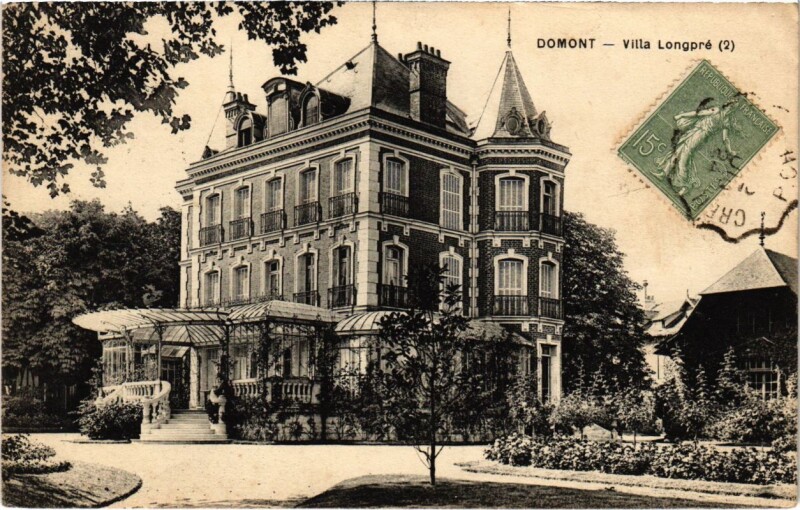 Carte postale ancienne Domont - Villa Longpre à Domont