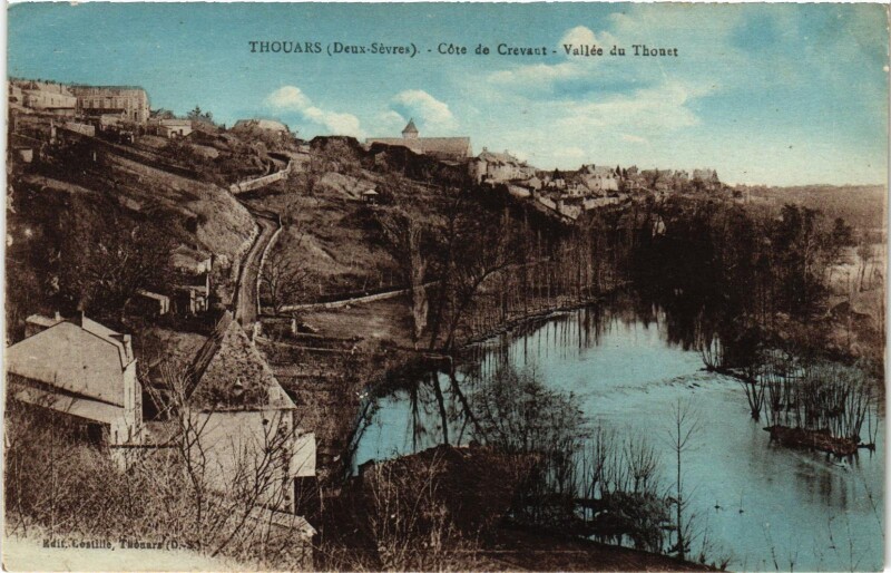 Carte postale ancienne Thouards - Cote de Crevant