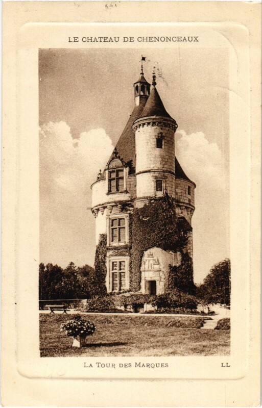 Carte postale ancienne Le Chateau de Chenonceaux - La Tour des Marques à Chenonceaux