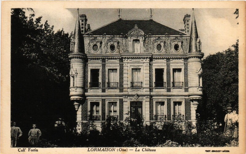 Carte postale ancienne Coll'Fortin - Lormaison - LeChateau à Lormaison