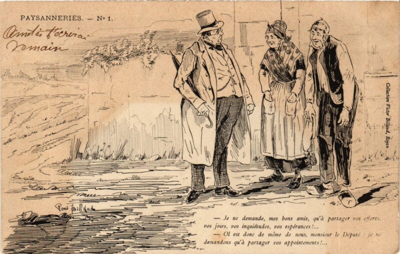 Carte postale ancienne Paysanneries