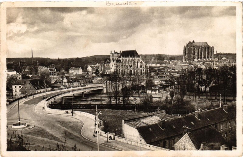 Carte postale ancienne Beauvais- vue generale France à Beauvais