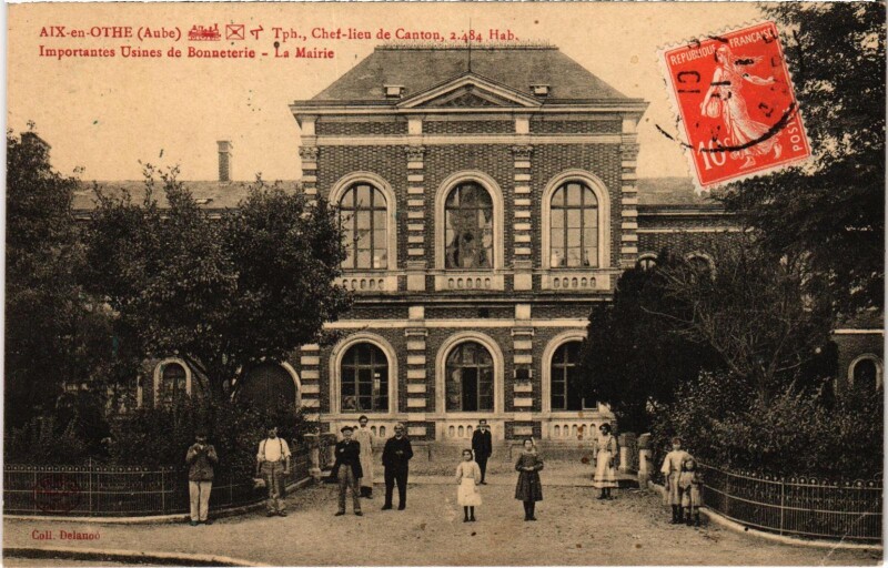 Carte postale ancienne Aix en Othe Chef-Lieu Aube