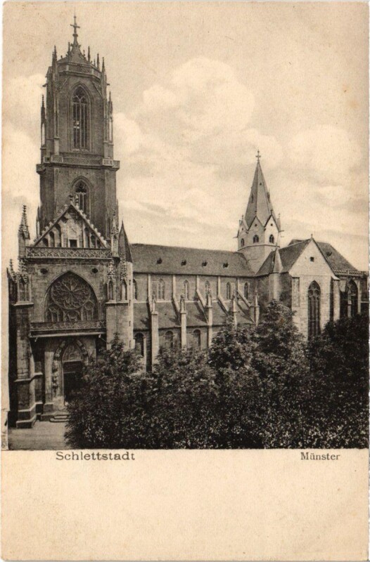 Carte postale ancienne Schlettstadt - Munster