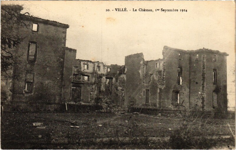 Carte postale ancienne Ville - Le Chateau à Villé