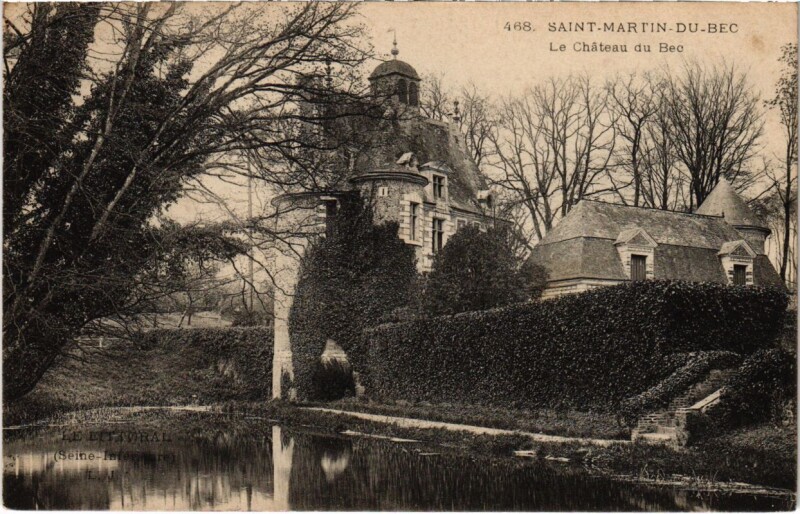 Carte postale ancienne Saint-Marint-du-Bec - Le Chateau du Bec