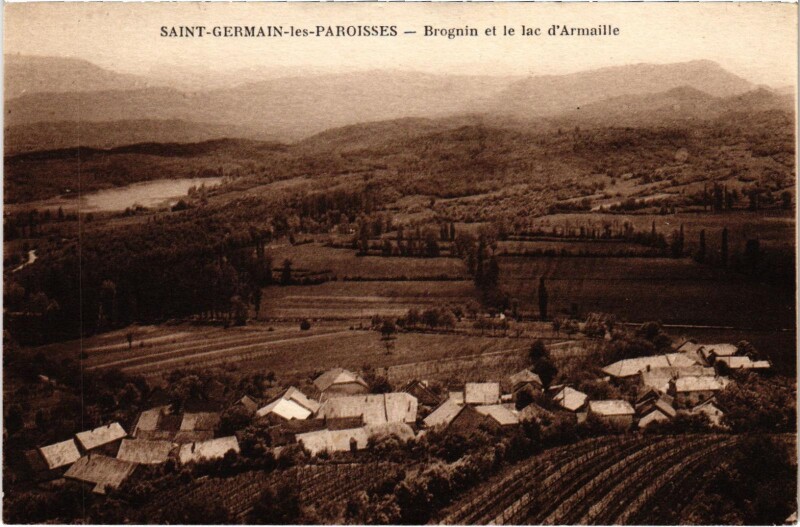 Carte postale ancienne Saint-Germain-les-Paroisses - Brognin à Saint-Germain-les-Paroisses