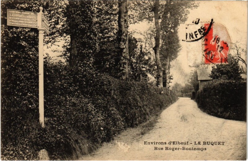 Carte postale ancienne Env. d'Elbeuf - Le Buquet à Elbeuf