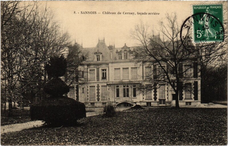 Carte postale ancienne Sannois - Chateau de Cernay à Sannois