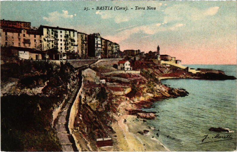 Carte postale ancienne Bastia - Terra Nova à Bastia