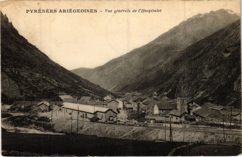 Carte postale ancienne Vue generale de l'HOspitalet France