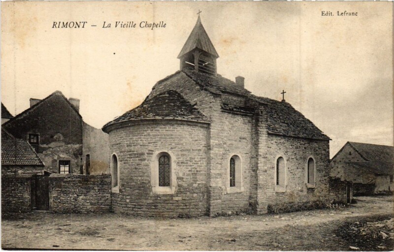 Carte postale ancienne Rimont- La Vieille Chapelle France à Rimont