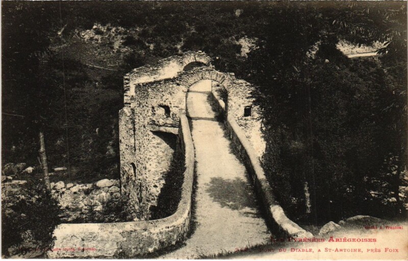Carte postale ancienne Pont du Diable France
