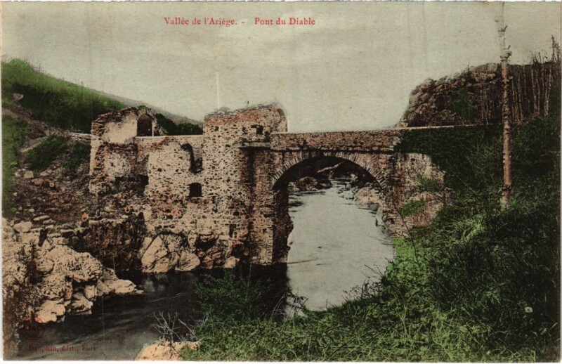 Carte postale ancienne Pont du Diable France