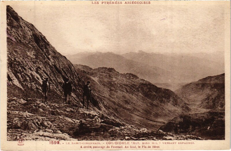 Carte postale ancienne Col d'Orle France