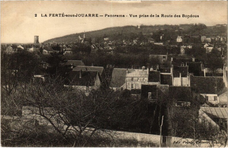Carte postale ancienne La Ferte sous Jouarre panorama à Jouarre