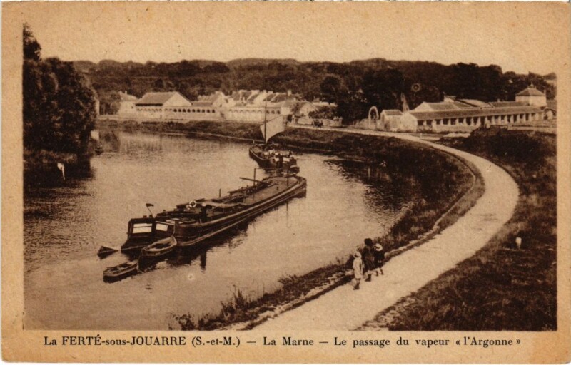 Carte postale ancienne La Ferte sous Jouarre La Marne à Jouarre