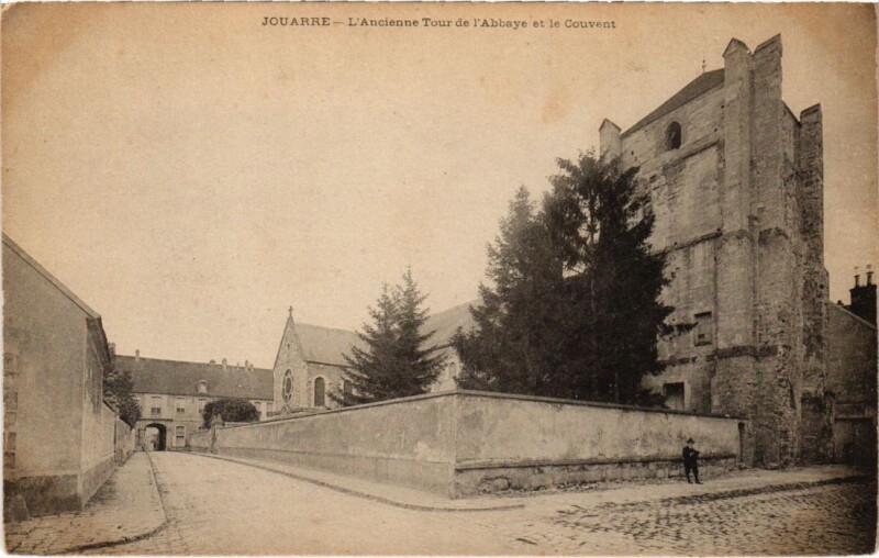 Carte postale ancienne La Ferte sous Jouarre Ancienne Tour de l'Abbaye à Jouarre