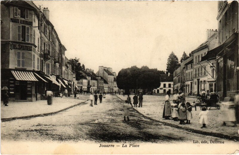 Carte postale ancienne La Ferte sous Jouarre La Place à Jouarre