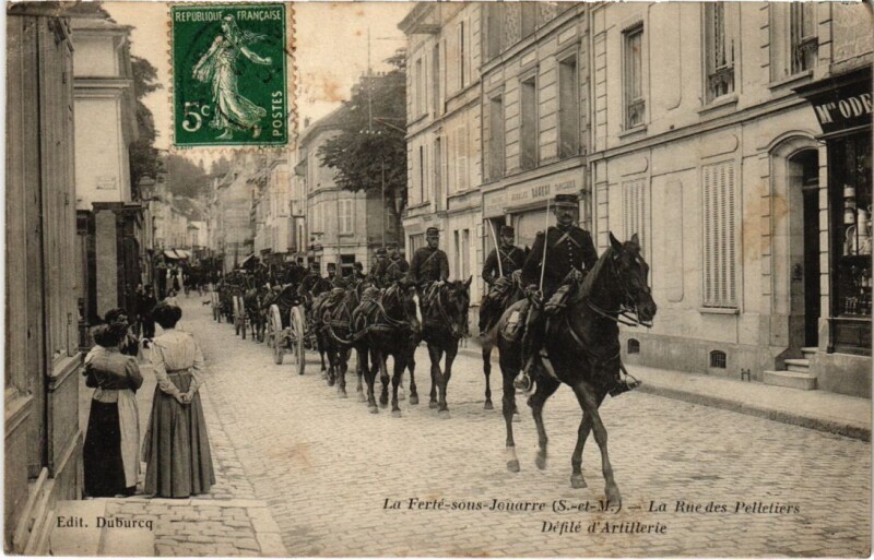 Carte postale ancienne La Ferte sous Jouarre Rue des Pelletiers à Jouarre