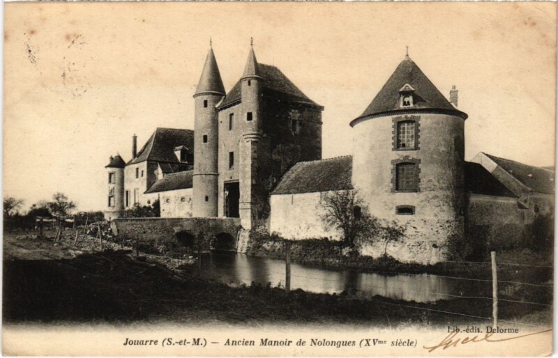 Carte postale ancienne La Ferte sous Jouarre Ancien Manoir de Nolongues à Jouarre