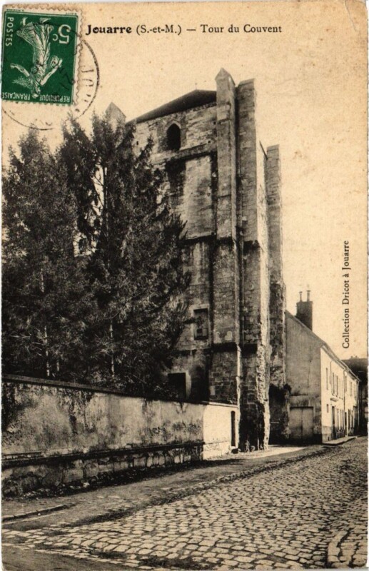 Carte postale ancienne La Ferte sous Jouarre Tour du Couvent à Jouarre