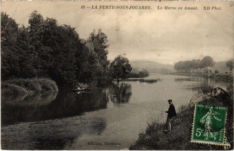 Carte postale ancienne La Ferte sous Jouarre La Marne en Amont à Jouarre