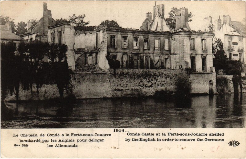 Carte postale ancienne La Ferte sous Jouarre Le Chateau de Conde à Jouarre