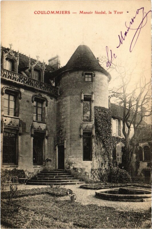 Carte postale ancienne Coulommiers Manoir feodal la Tour à Coulommiers