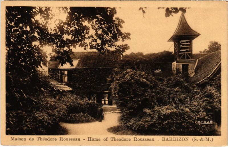 Carte postale ancienne Barbizon Maison de Theodore Rousseau à Barbizon