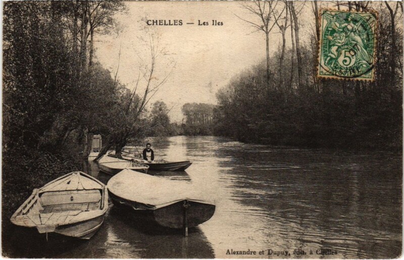 Carte postale ancienne Chelles Les Iles à Chelles